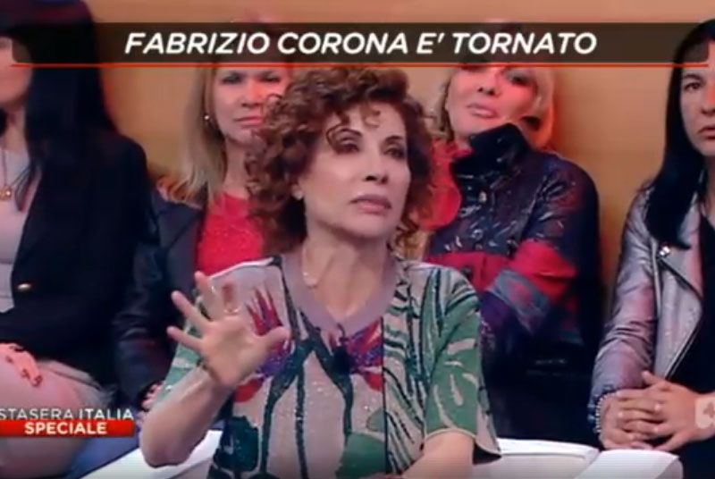 Fabrizio Corona Alda D'Eusanio rissa