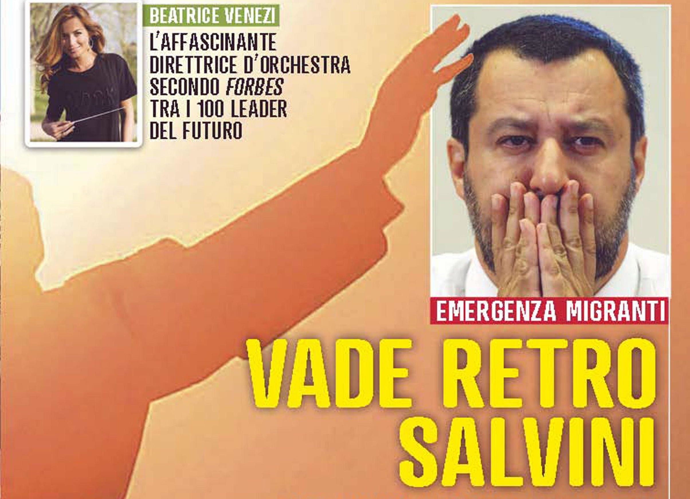 Migranti: Famiglia Cristiana, 'vade retro Salvini'