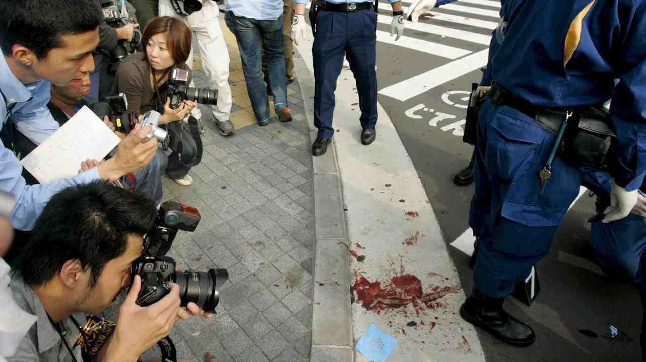 Sangue vittime Tomohiro Kato