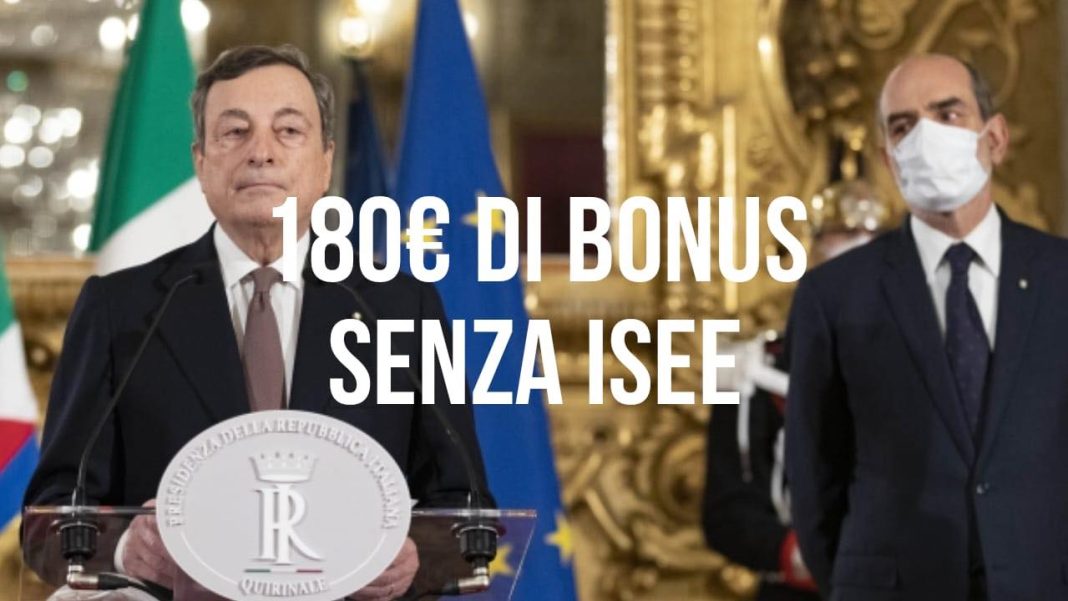 Bonus €180 senza requisiti ISEE, questa volta è per tutti come ottenerlo