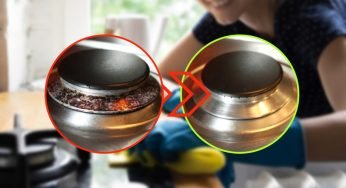 Bruciatori del gas incrostati, fornelli puliti e lucenti con questo ingrediente
