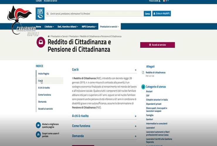 Pensione e reddito di cittadinanza