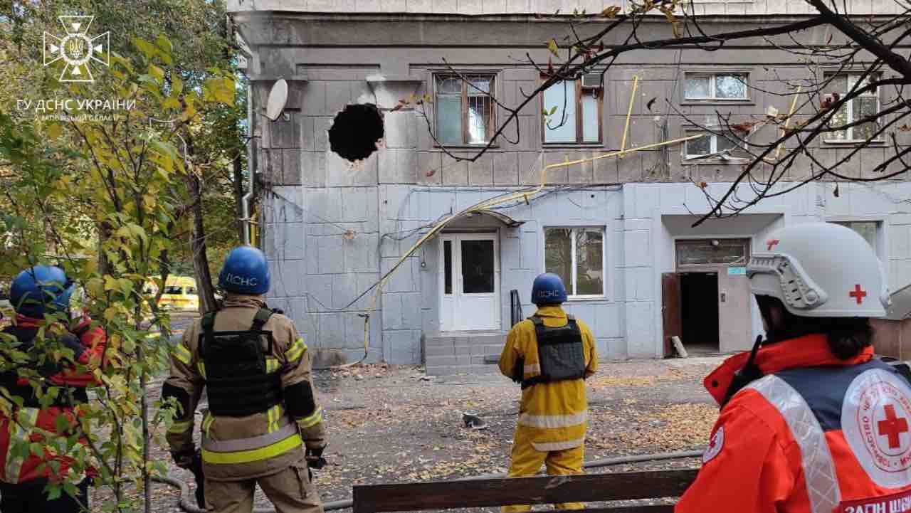 Zaporizhzhia, vigili del fuoco ucraini