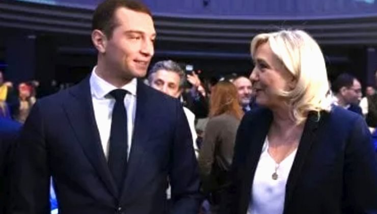 Marine Le Pen e Jordan Bardella 