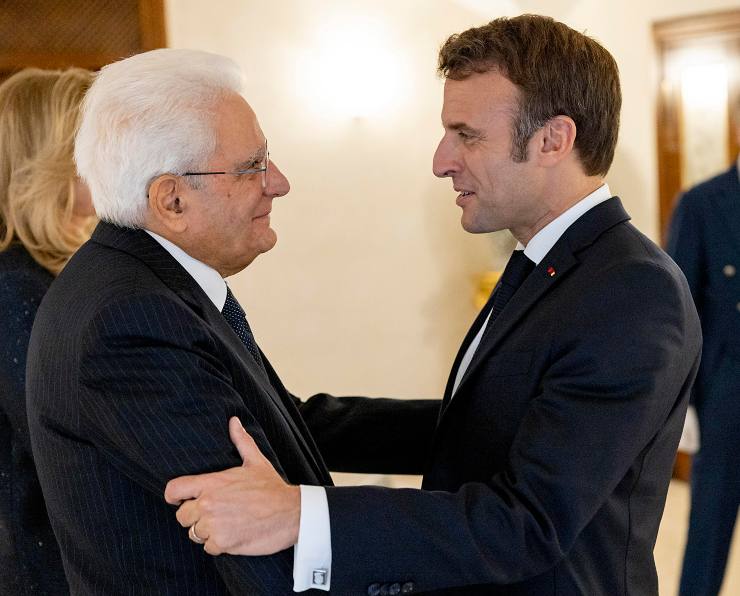 Mattarella Macron