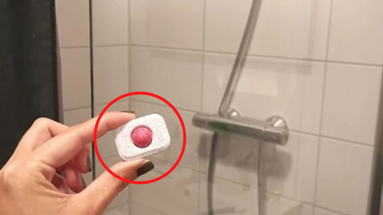 Pasticche per pulire doccia