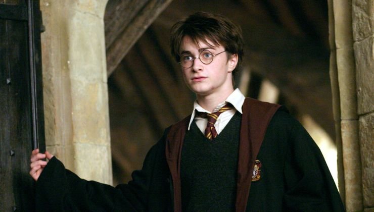 Daniel Radcliffe nel ruolo di Harry Potter