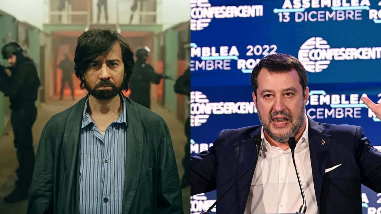 Luigi Lo Cascio e Matteo Salvini