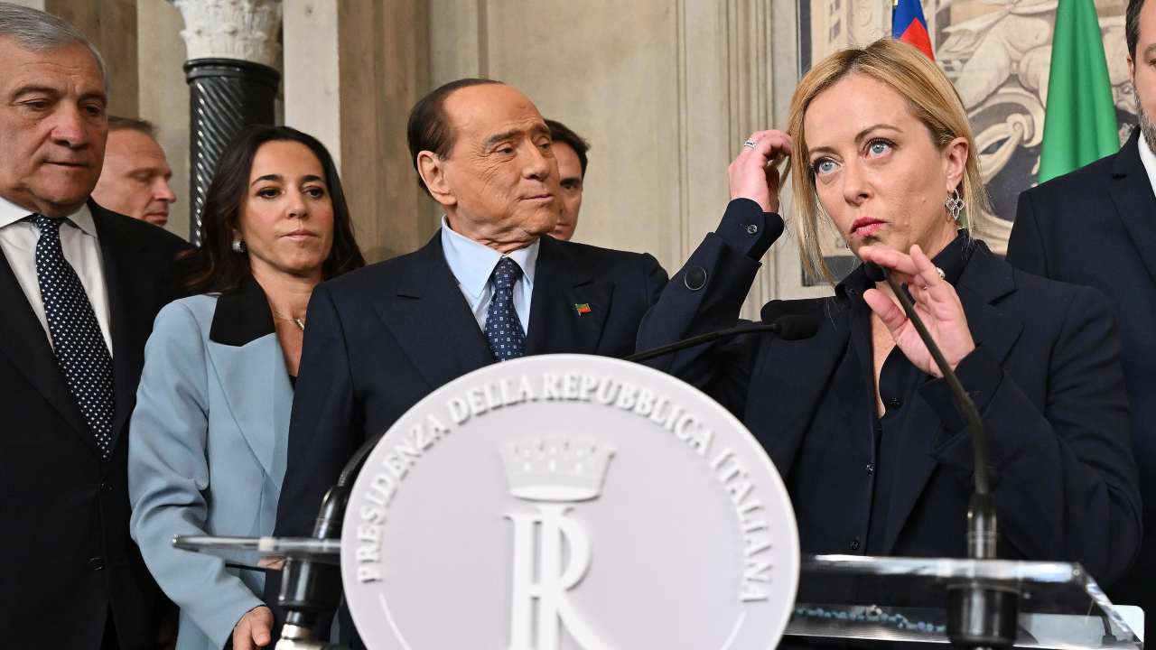 Tajani Ronzulli Berlusconi Meloni