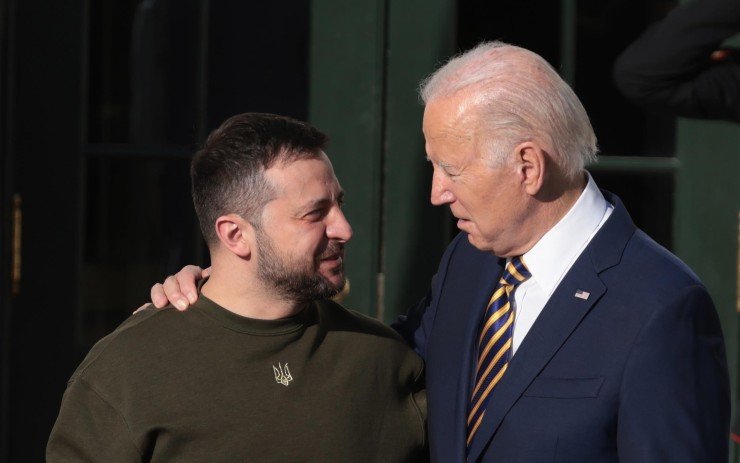 Zelensky e Biden