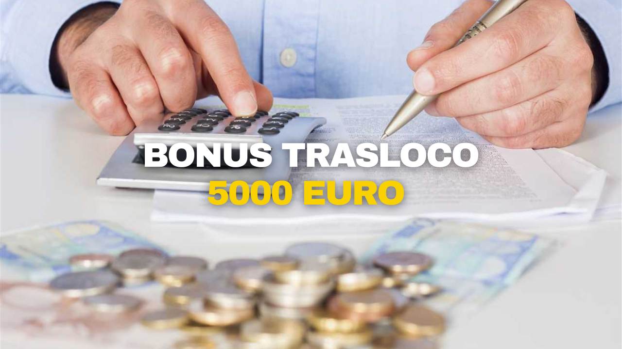 Bonus trasloco cinquemila euro