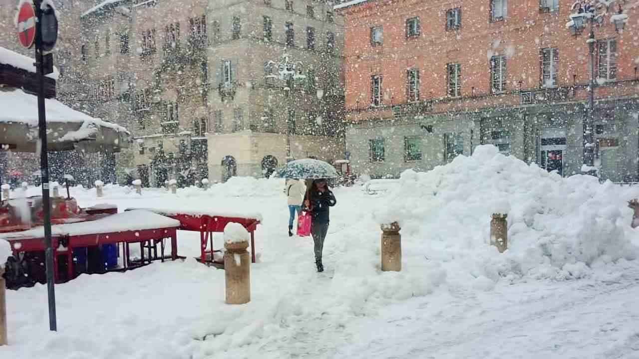 Nevicata Italia