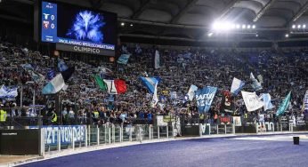 Il giudice sportivo chiude la Curva della Lazio per cori razzisti