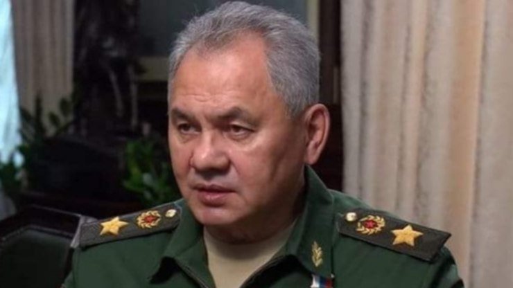 Ministro della difesa russo Soighu 