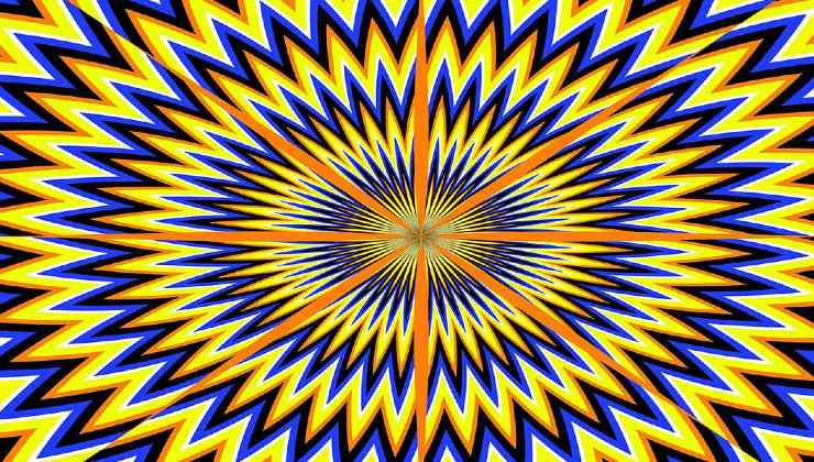 Illusione ottica per il cervello 