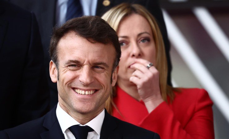 Emmanuel Macron e Giorgia Meloni
