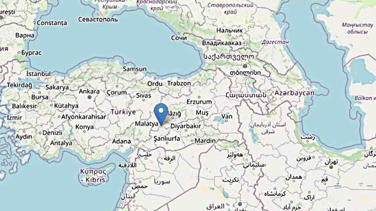Epicentro nuova scossa in Turchia