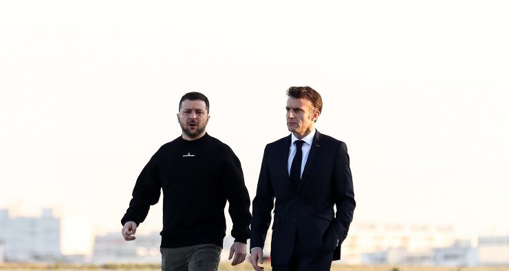 Zelensky e Macron