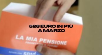 526 euro in più a marzo per questi pensionati: chi potrà saltare di gioia