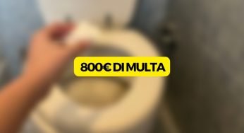 Condominio, 800€ di multa se lo getti nello scarico: sgamano subito il colpevole