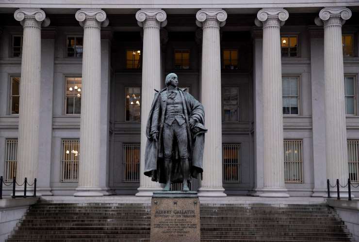 Edificio del Tesoro degli Stati Uniti a Washington