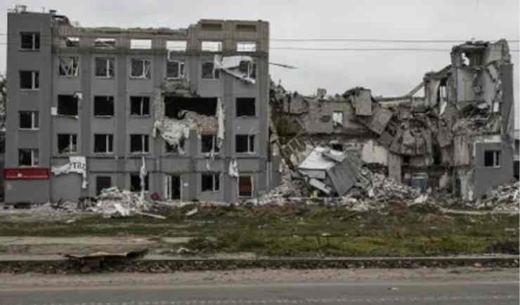 Bombardamenti a Kherson