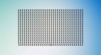 Test visivo, riesci a trovare il 3 invertito in pochi secondi? Quasi nessuno può