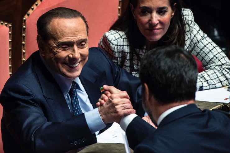 Berlusconi Ronzulli Salvini