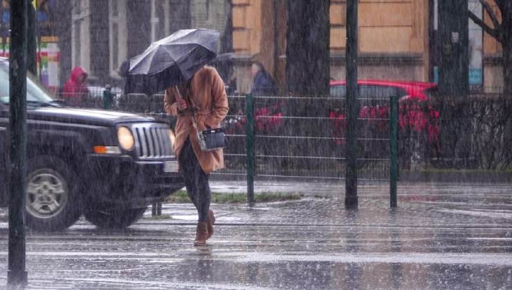 Ciclone di pioggia arriva in Italia