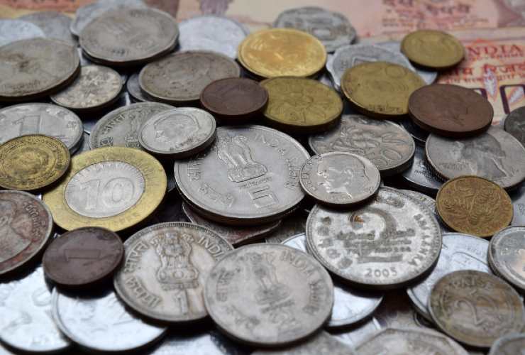 Collezione di vecchie monete