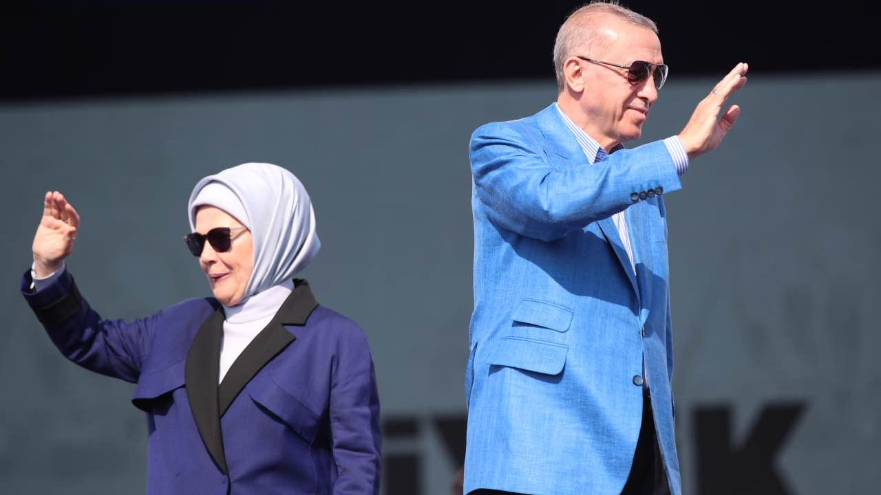 Istanbul, Recep Tayyip Erdogan e la moglie Emine