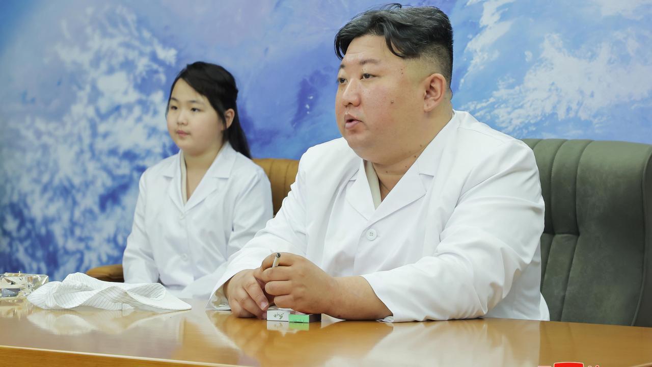Kim Jong-un e sua figlia