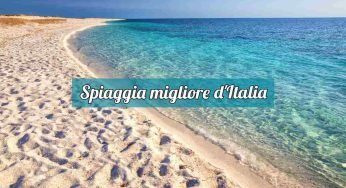 È stata eletta come spiaggia migliore d’Italia: proprio lei ha conquistato il podio