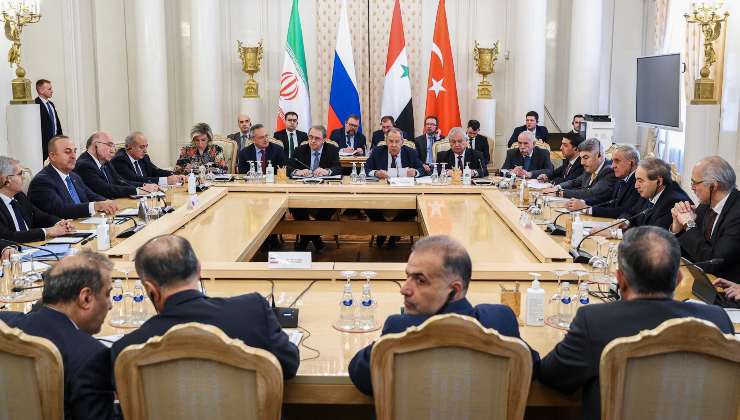 Vertice tra Iran Siria Turchia e Russia 