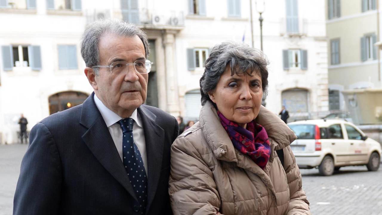 Flavia Franzoni e Romano Prodi