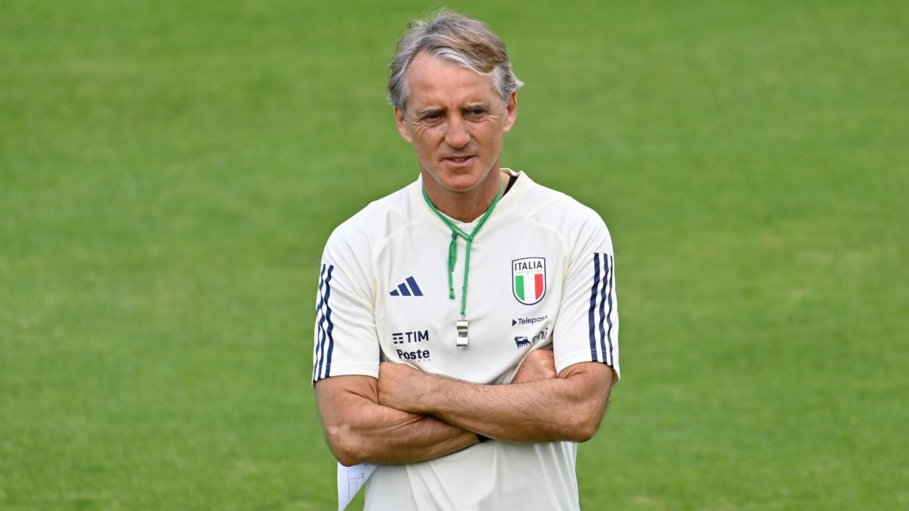 Il commissario tecnico della Nazionale Roberto Mancini