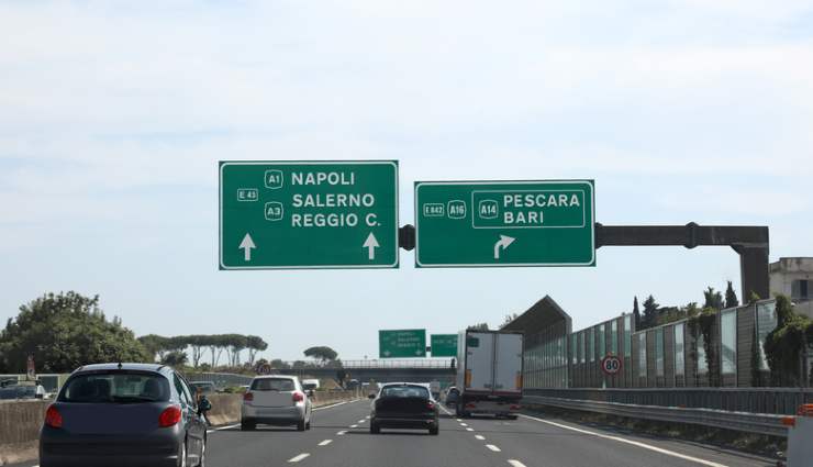 Autostrada italiana