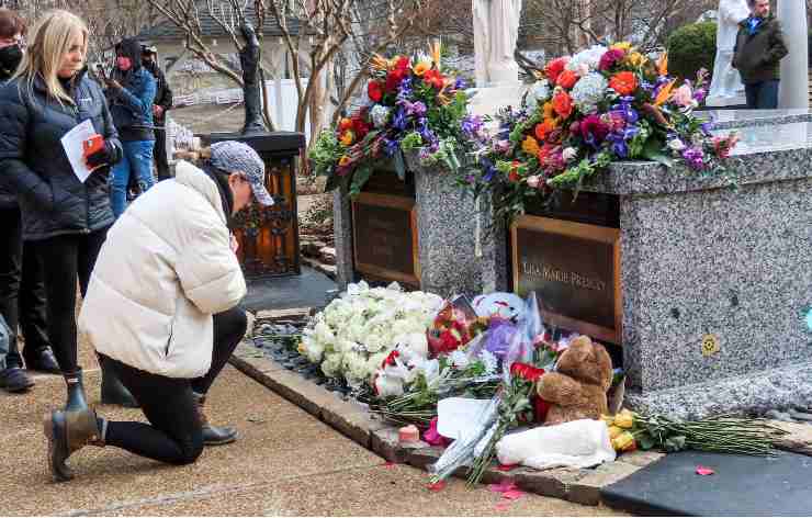 La tomba di Lisa Marie Presley