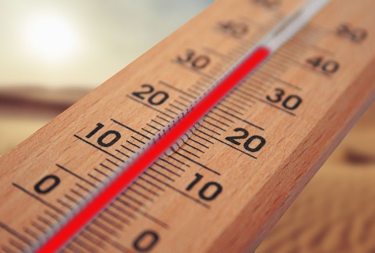 Termometro e alte temperature