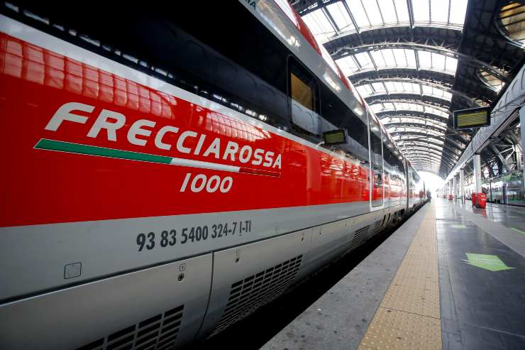 Treno alla stazione di Milano