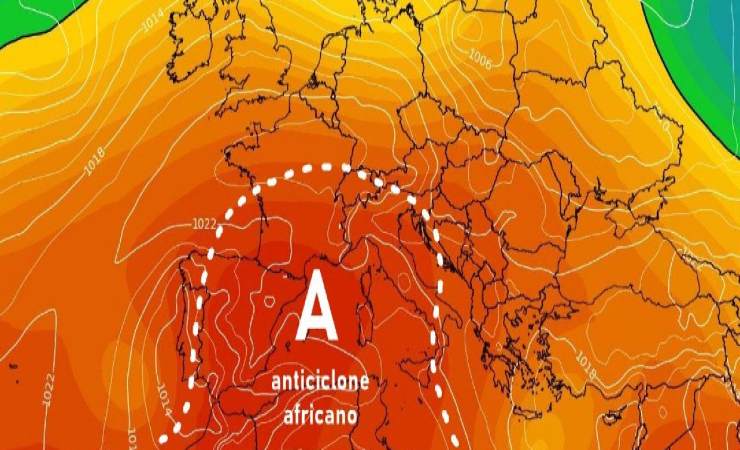 Previsioni meteo nel weekend