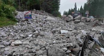 Maltempo, frana in Cadore: interrotto il collegamento tra Veneto e Friuli Venezia Giulia